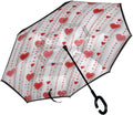 FLildon Romantic Heart Inverted Umbrella