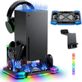 RGB Cooling Fan Stand for Xbox Series X - Charger, Cooler & RGB Hub