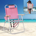 VINGLI Aluminum Backpack Beach Chair - Tall 17in Seat, Portable