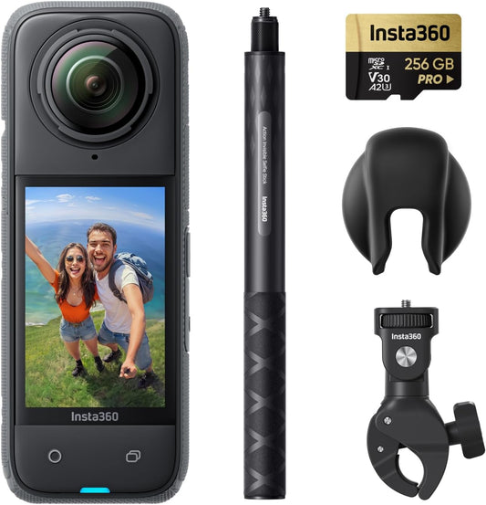 Insta360 X4 Motorcycle Bundle: Ultimate Action Cam