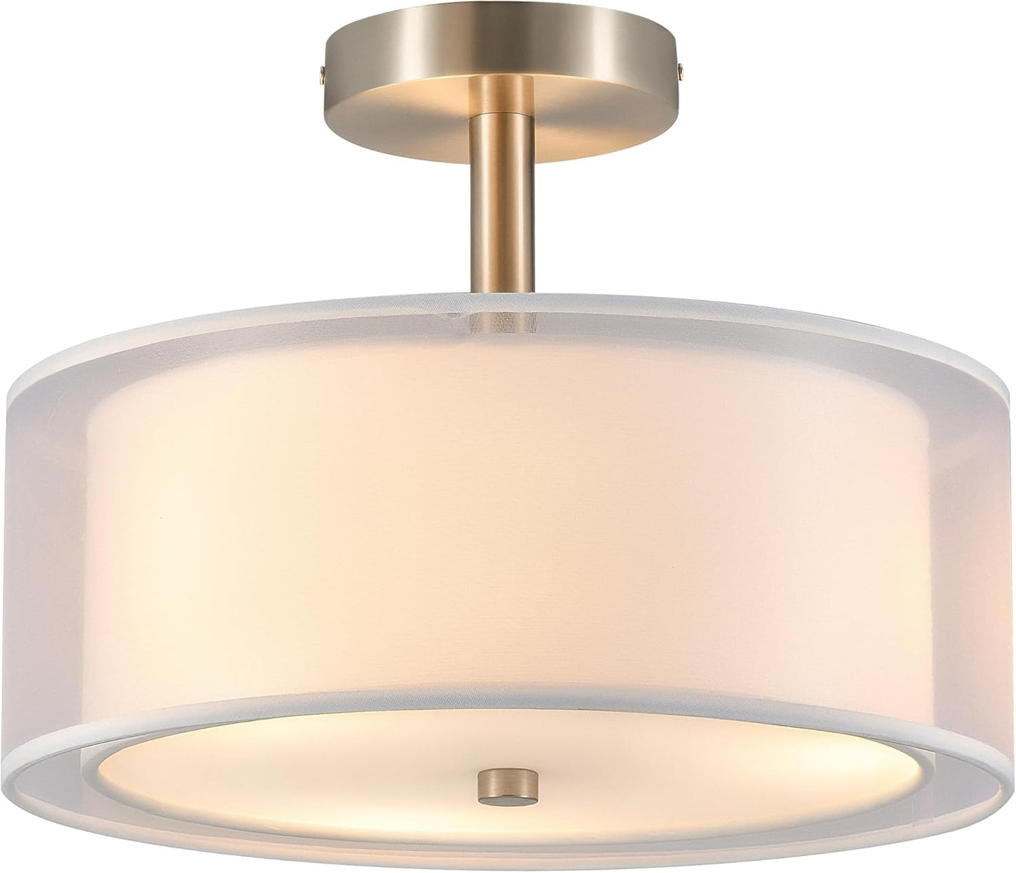 VONLUCE Semi Flush Mount Ceiling Light for Modern Spaces