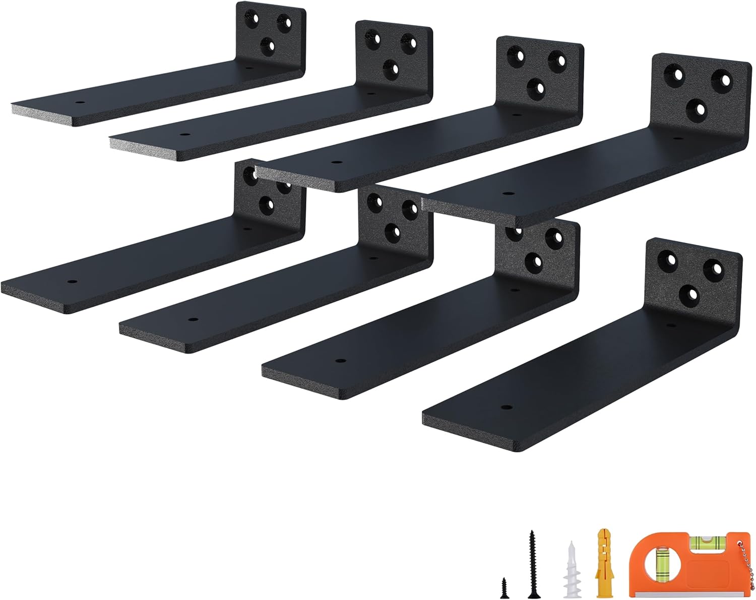 Heavy Duty 10 Inch Floating Shelf Brackets for Home Decor