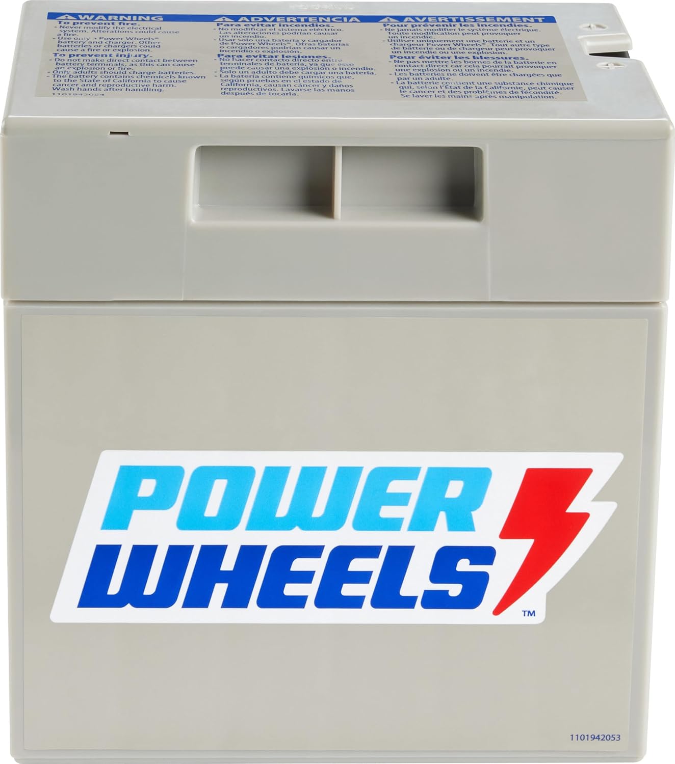Power Wheels Ride-On Toy Replacement Battery for Preschool Vehicles