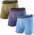 Separatec Mens Underwear Dual Pouch Boxer Briefs - Bamboo Comfort