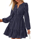 BTFBM Fall Dresses for Women 2025 Long Sleeve Mini Dress (Style Y9Y9)