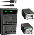 Kastar 2-Pack BP-828 Replacement Batteries and LTD2 USB Charger - Dual