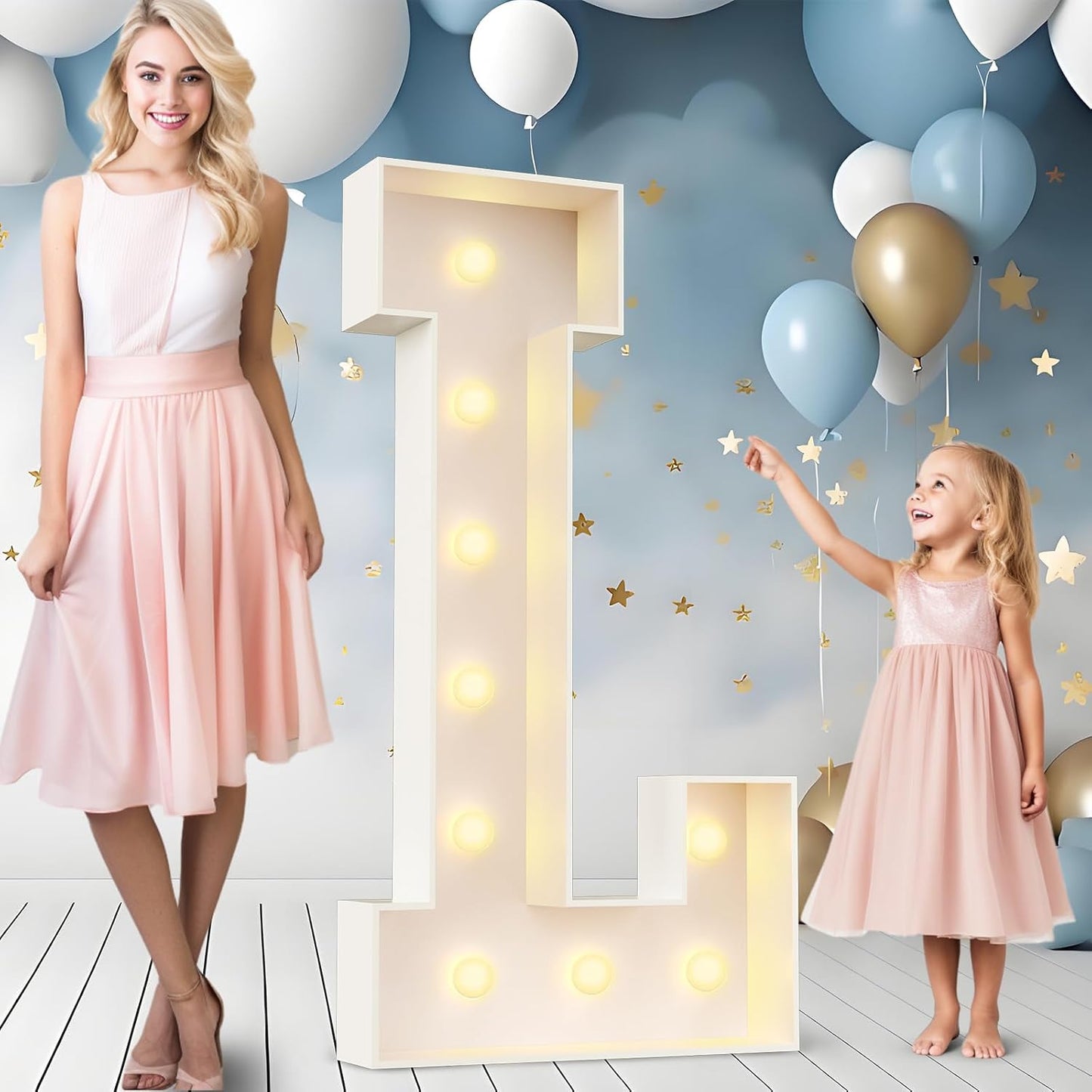 Light Up Your Party with Ledido 4FT Marquee Light Up Letters