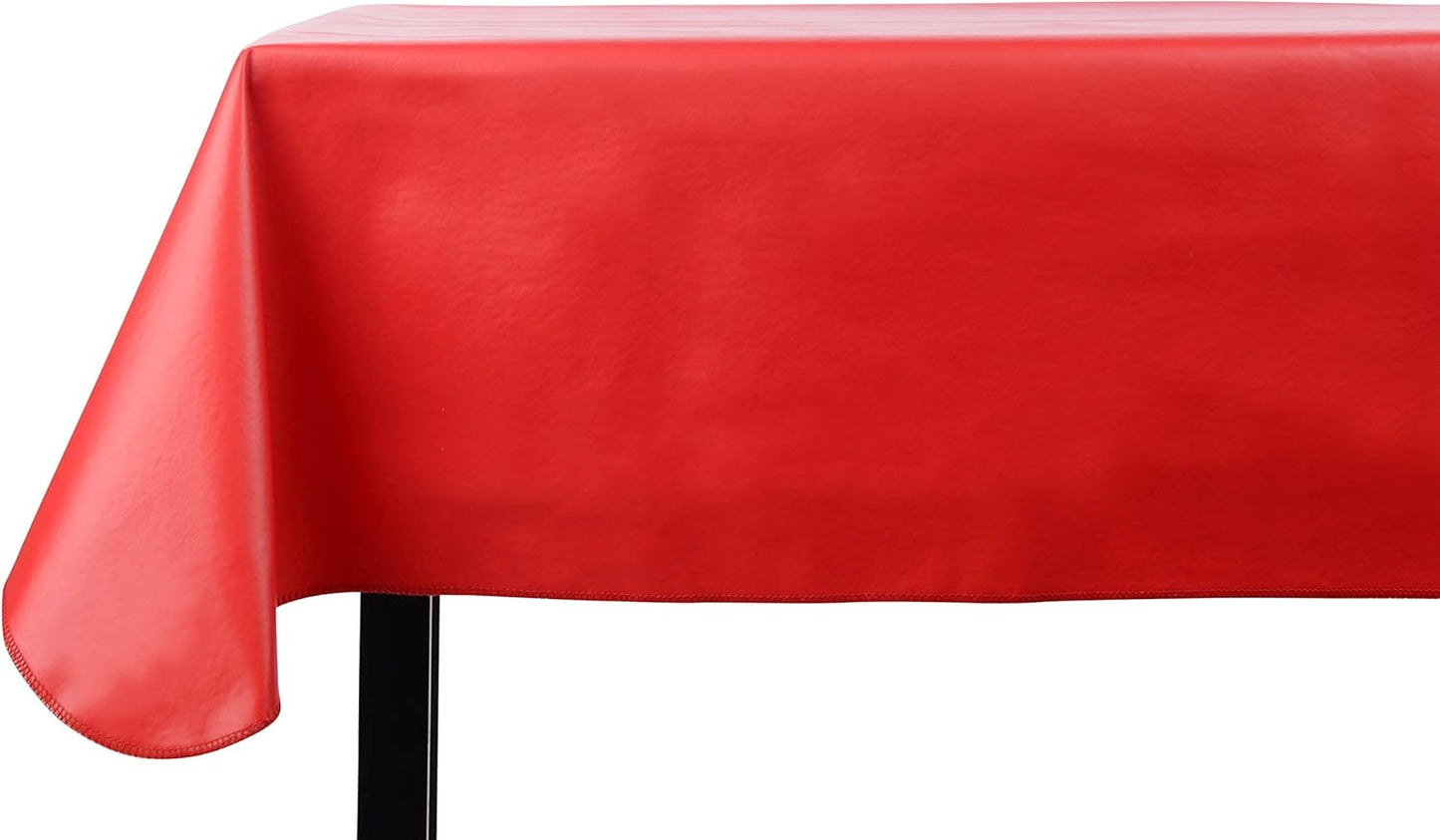 Yourtablecloth Heavy Duty Vinyl Tablecloth for Superior Protection