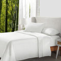 Rayon from Bamboo Queen Sheets - Silklike Cooling Ivory Set