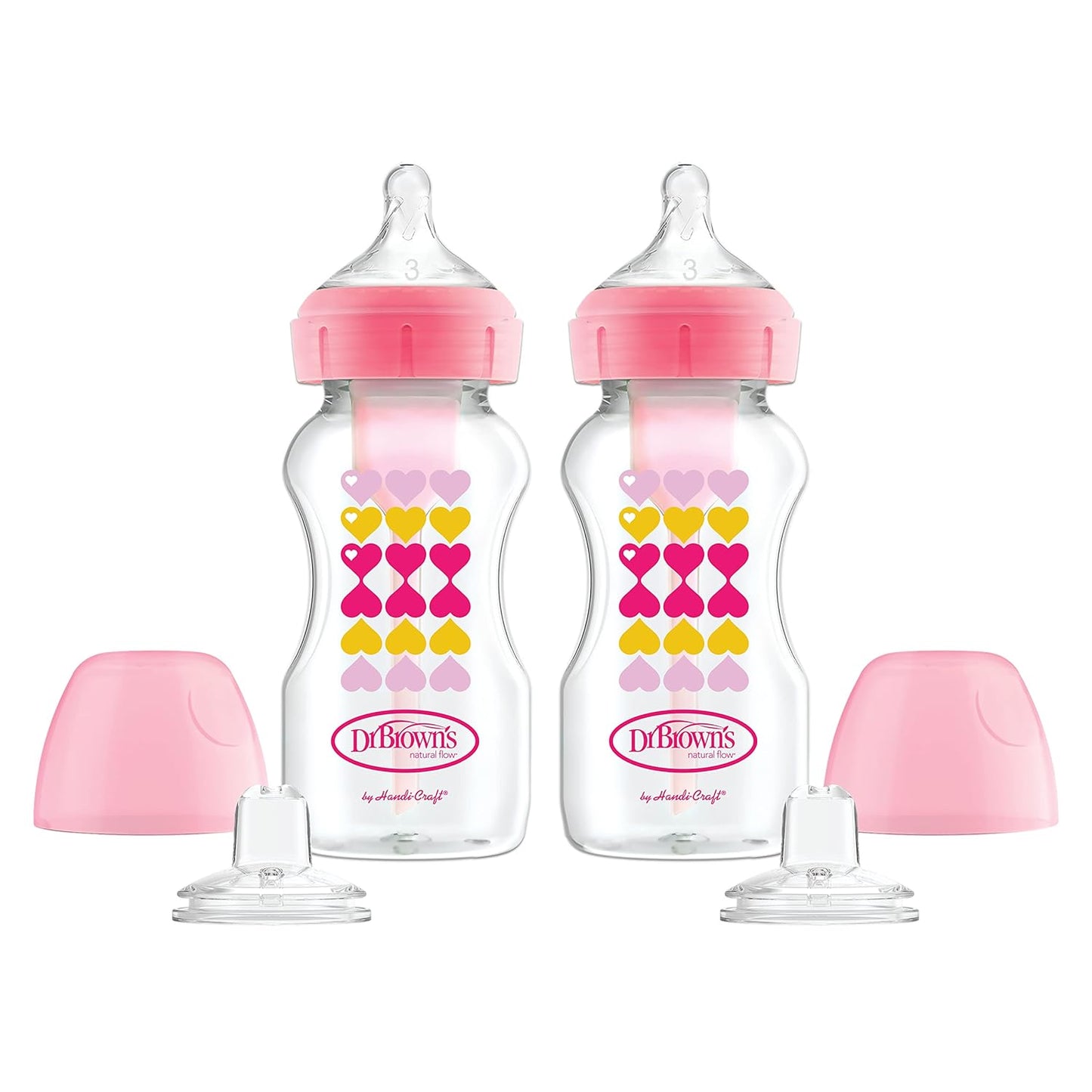 Dr. Brown's Anti-Colic Sippy Bottle Set - Happy Tummies Guaranteed!