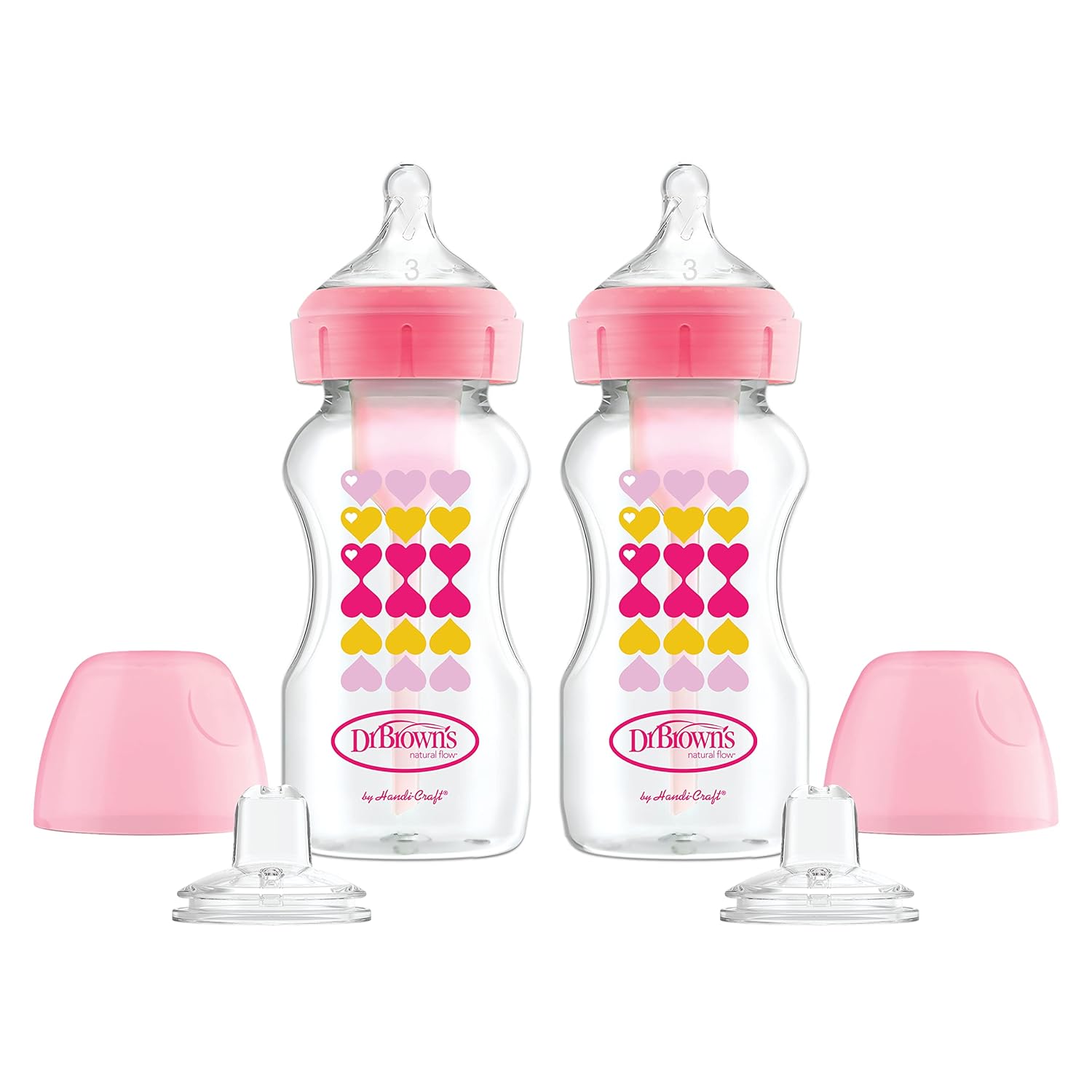 Dr. Brown's Anti-Colic Sippy Bottle Set - Happy Tummies Guaranteed!