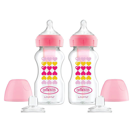 Dr. Brown's Anti-Colic Sippy Bottle Set - Happy Tummies Guaranteed!