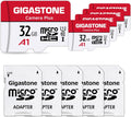 GIGASTONE 32GB Micro SD Card 5-Pack - Reliable Full HD Storage