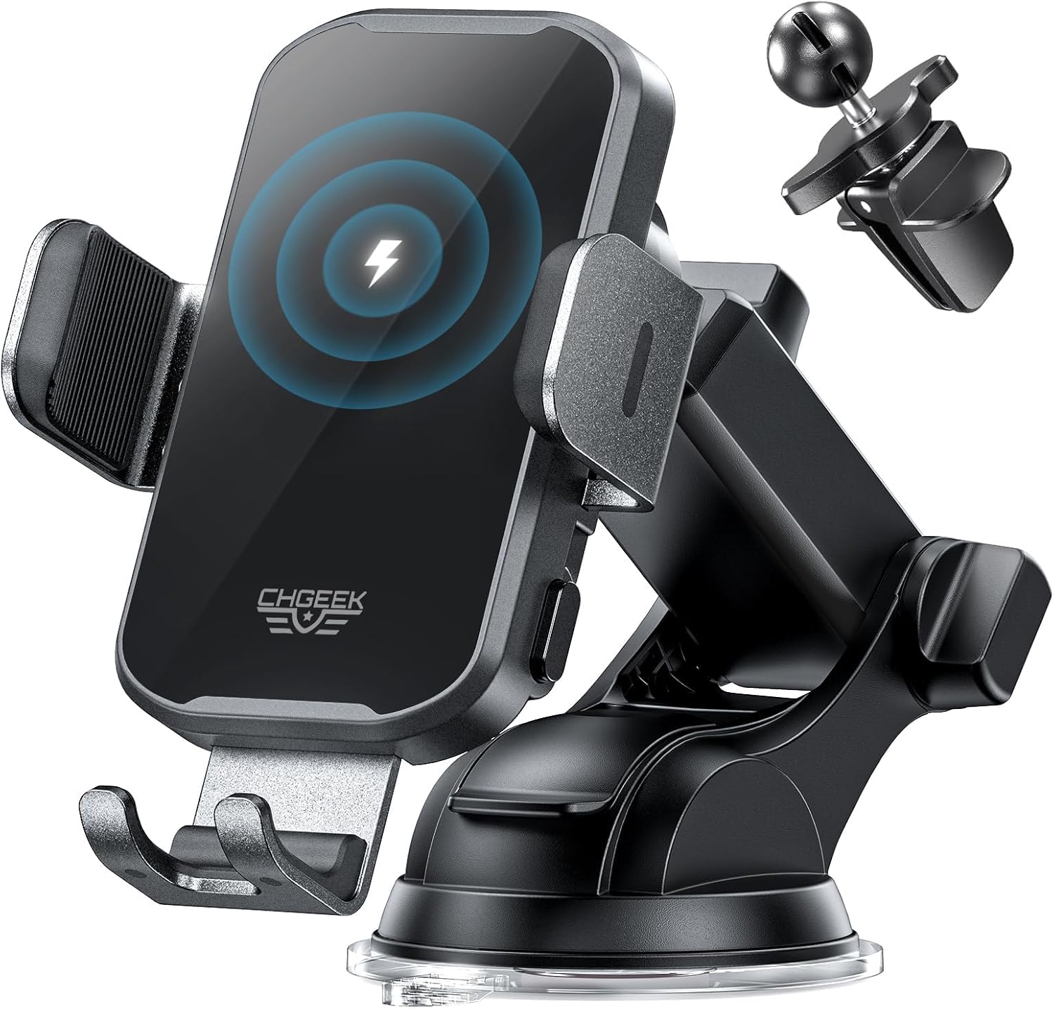 15W Fast Wireless Car Charger & Phone Holder by CHGeek