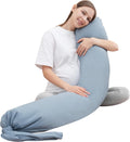 MOON PARK Pregnancy Pillow - Full Body Maternity Pillow for Side