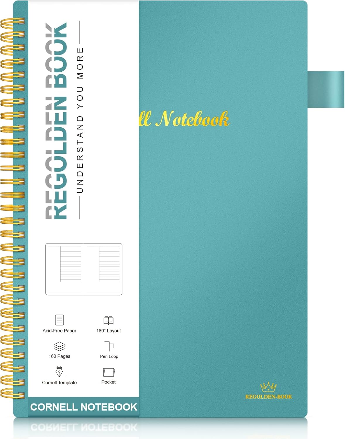 Efficient Cornell Note System Notebook 7x10