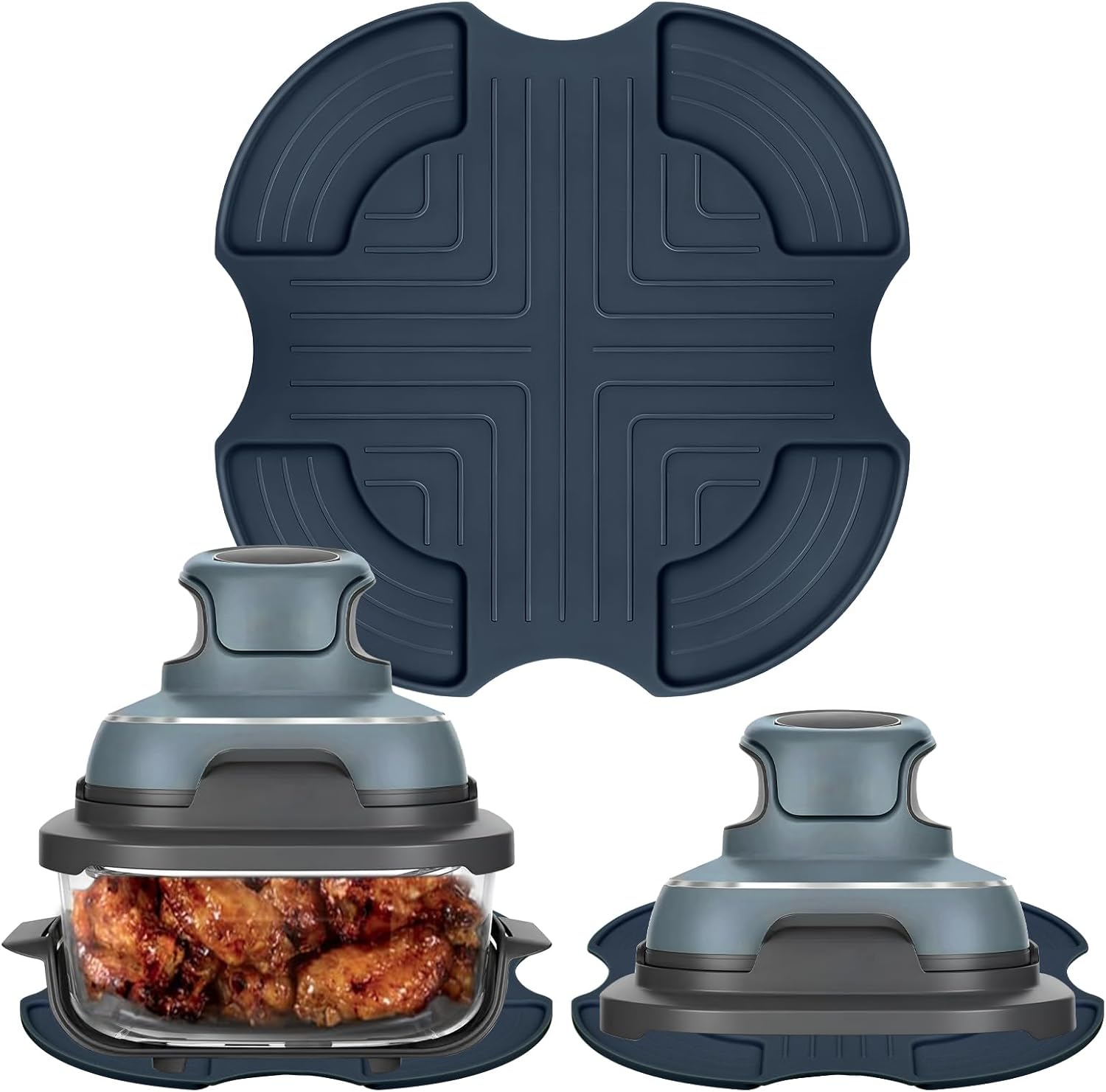 Silicone Trivets for Ninja Crispi: Heat-Resistant Hot Pads