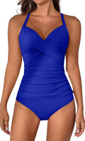 B2prity Ruched Tankini Two Piece Swimsuit - Tummy Control Fit Sets