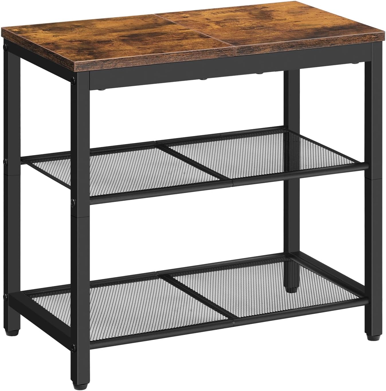 HOOBRO Shoe Bench with 3-Tier Rack for Entryway and Living Room