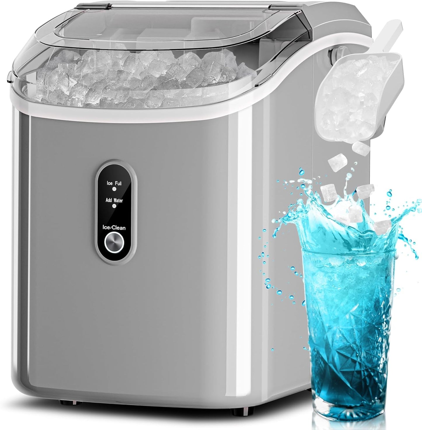 Nugget Countertop Ice Maker for Home and Office Use