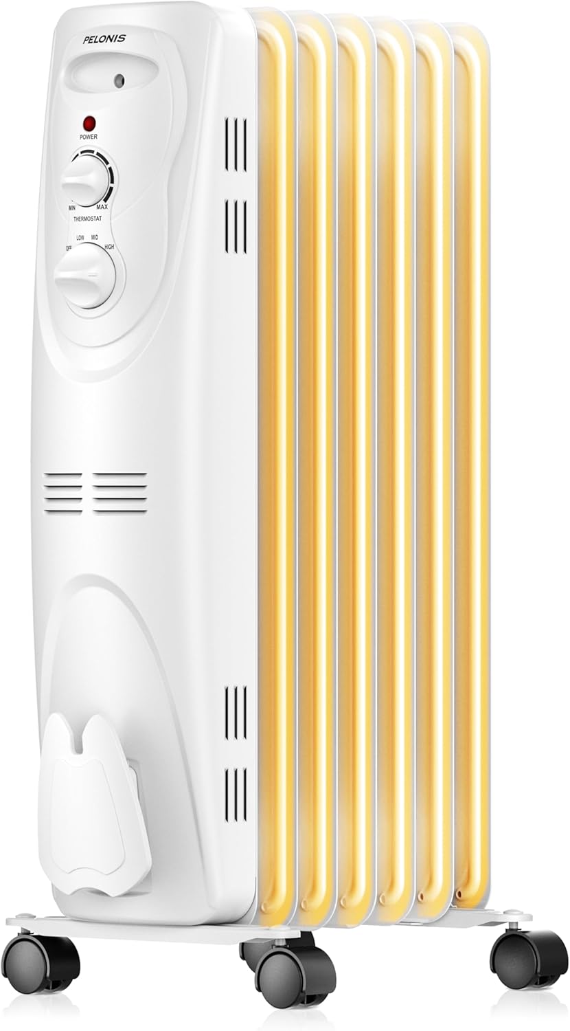 PELONIS 1500W Oil Filled Radiator - Efficient Full Room Heating