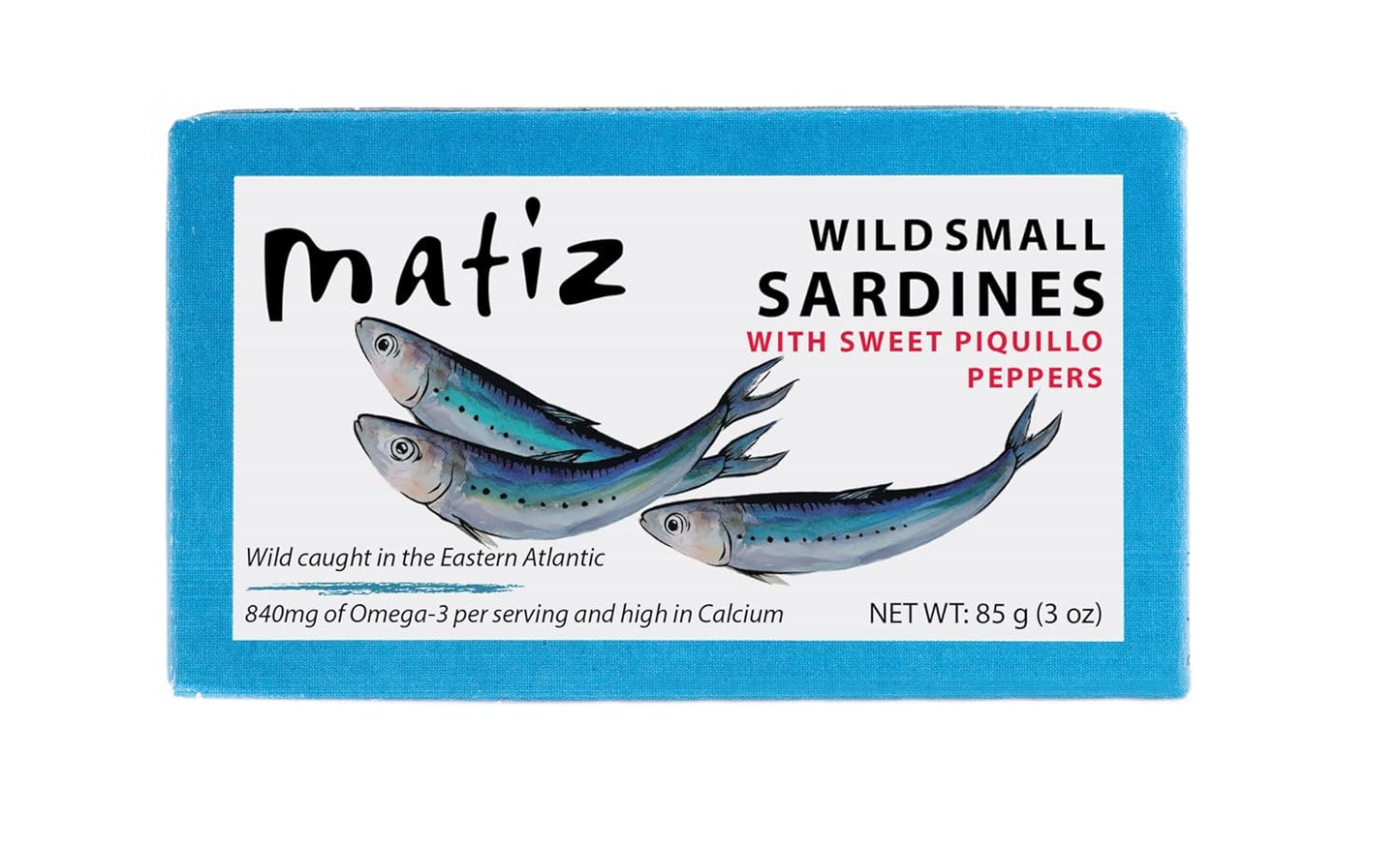 Matiz Sardinillas with Piquillo Peppers - Wild Caught Baby Sardines