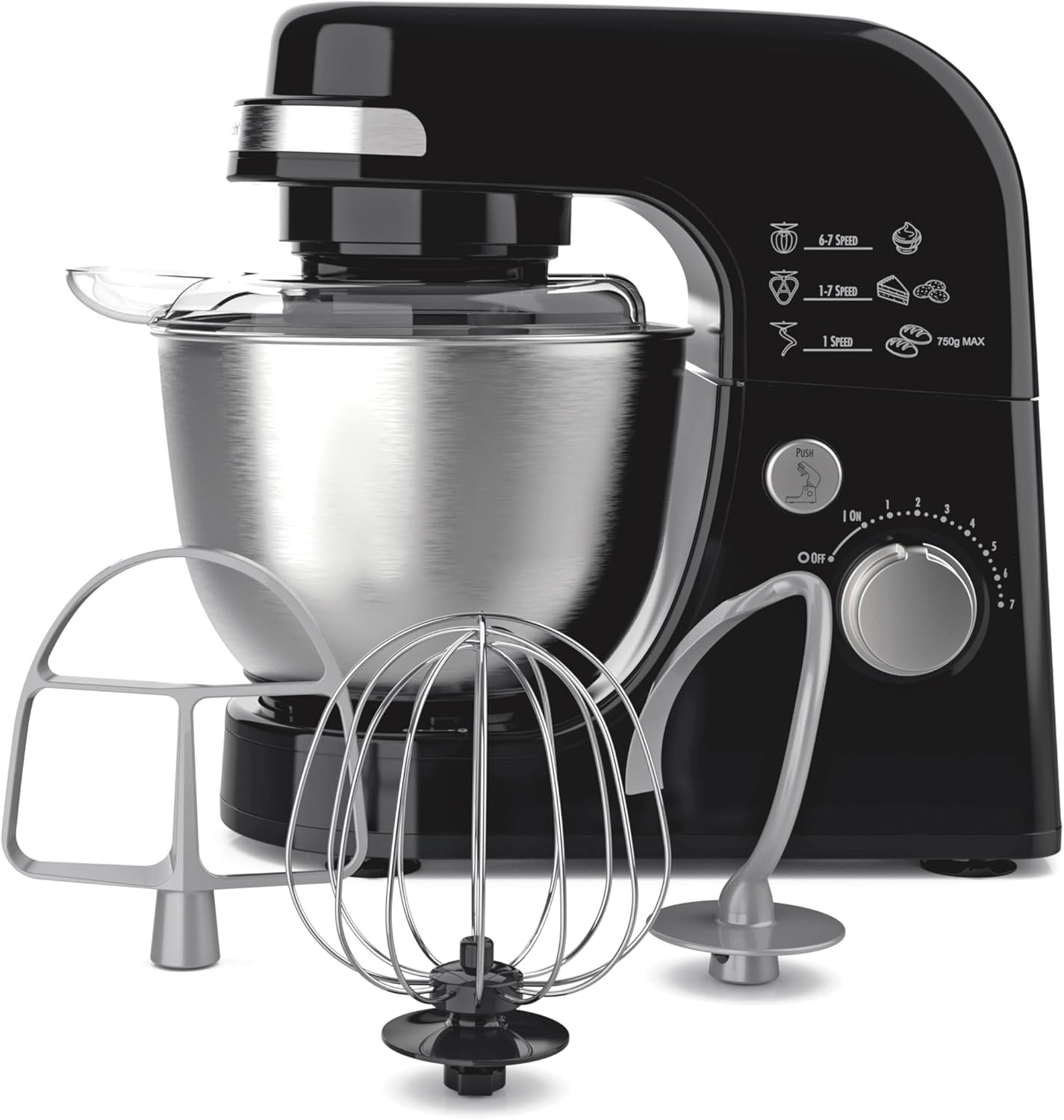 Hamilton Beach Electric Stand Mixer with 7 Speeds and Attachments