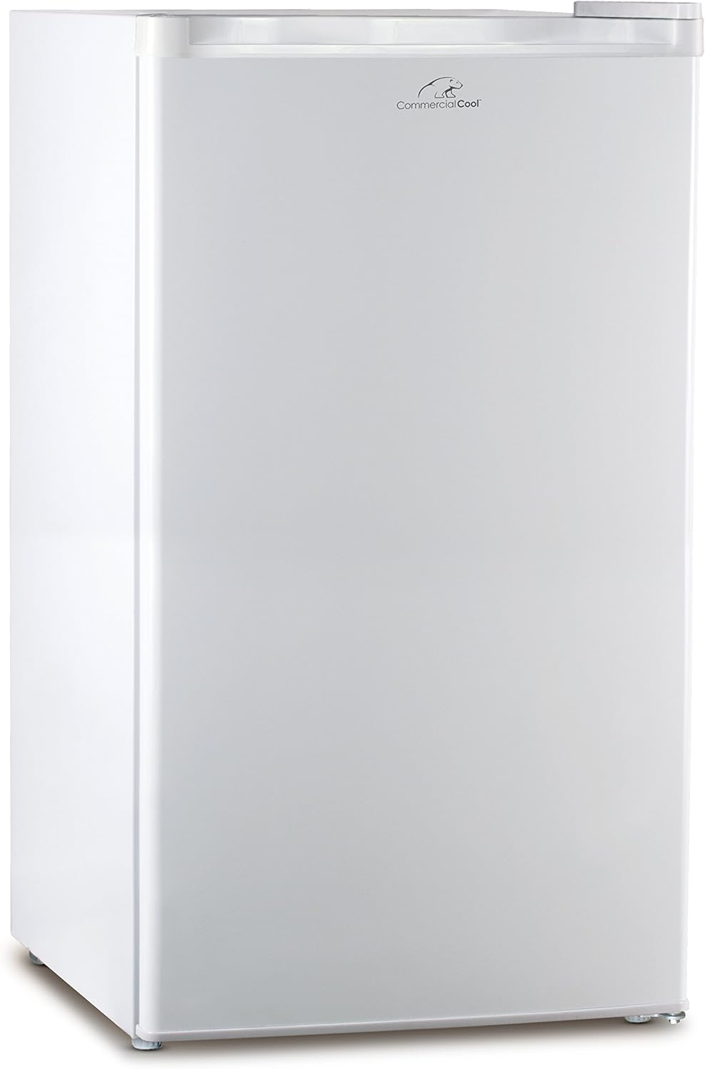 Compact Single Door Refrigerator and Freezer with Adjustable Shelves