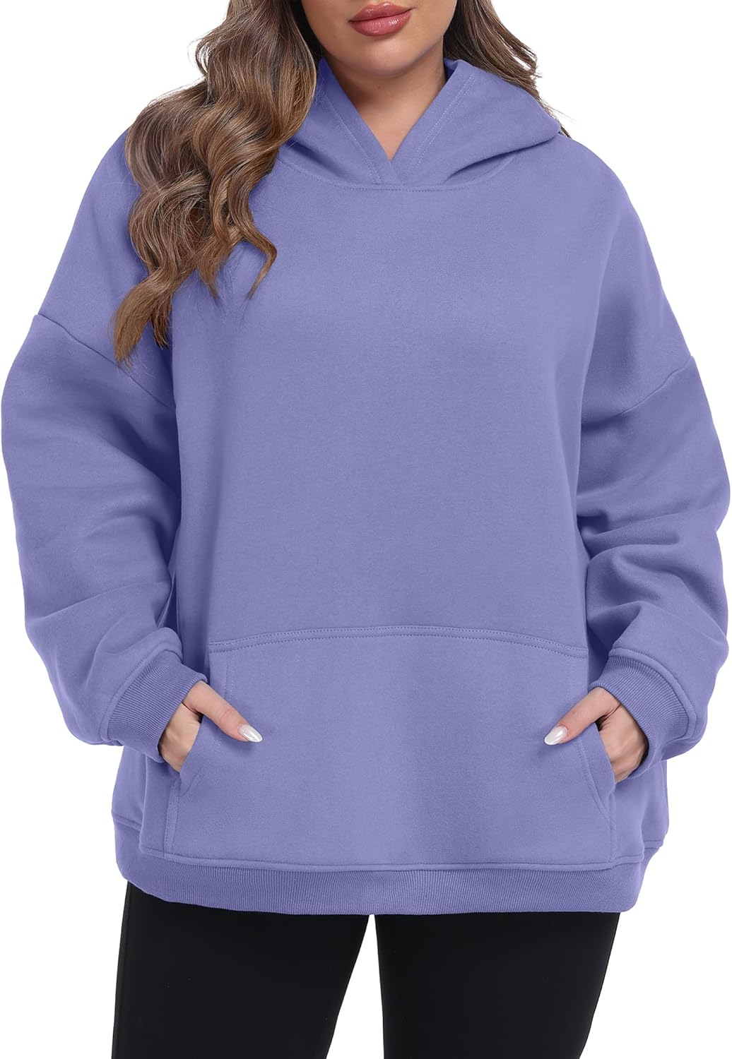Plus Size Hoodies for Women - Cozy Fleece-Lined Sweatshirts