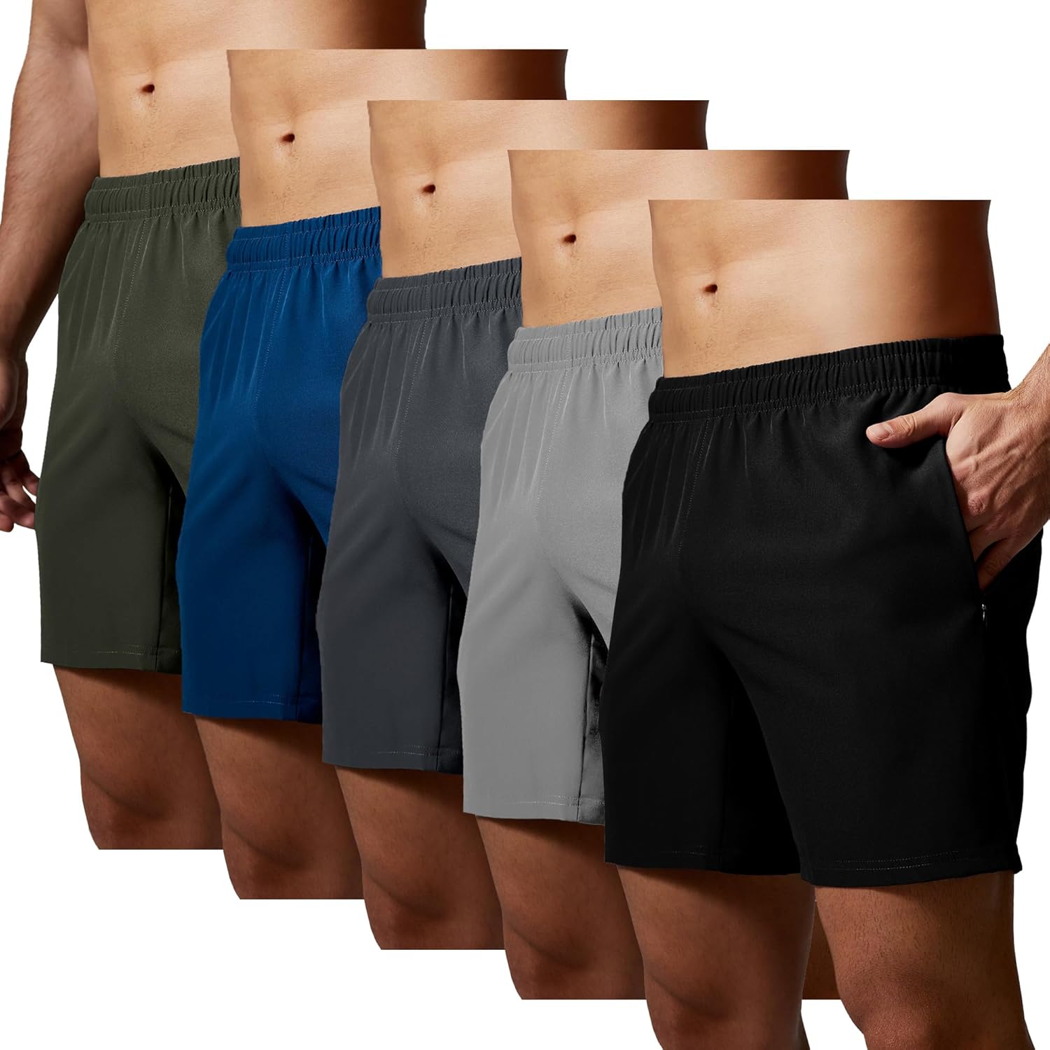 GYM REVOLUTION Men's Workout Running Gym Training Shorts Review