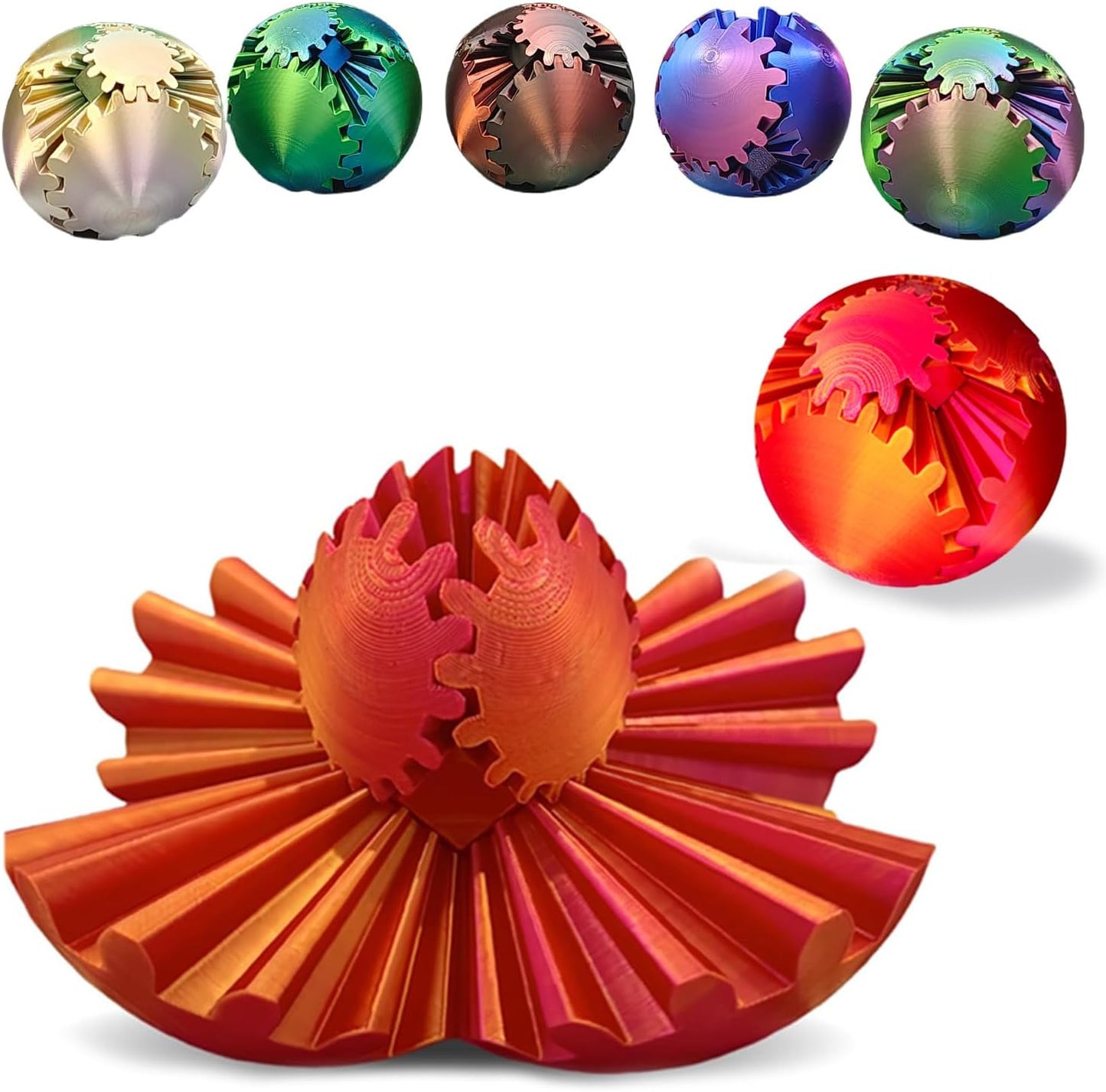 Stress-Relieving Gear Ball for Adults - ELEFOCUS
