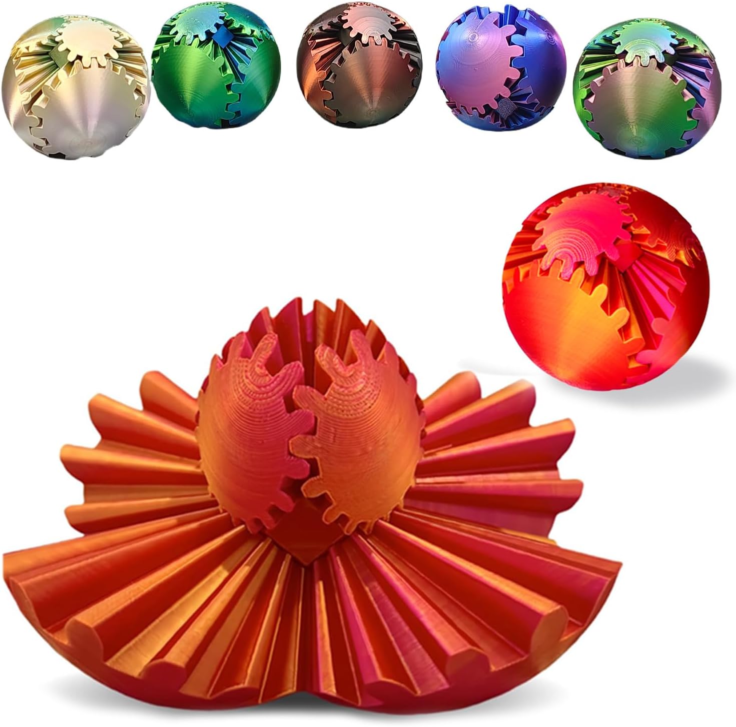 Stress-Relieving Gear Ball for Adults - ELEFOCUS