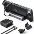 JSAUX 6-in-1 Docking Station & 100W Charger - 4K@60Hz HDMI, Ethernet