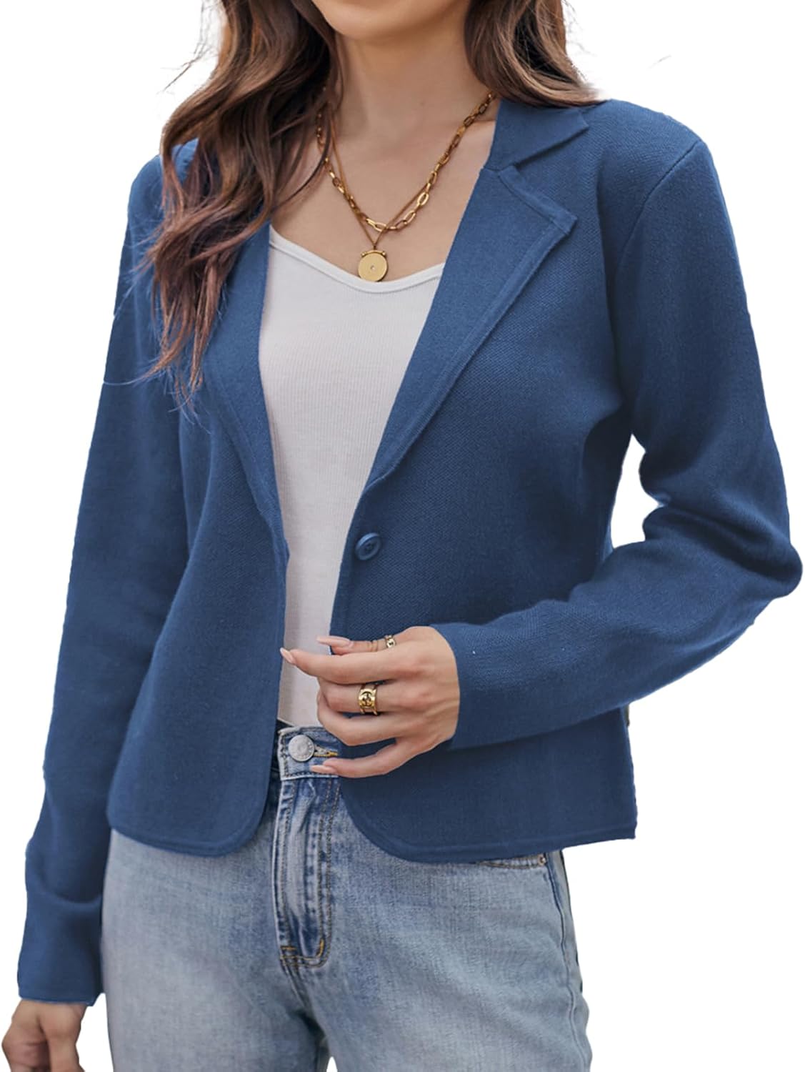 Stylish Women Sweater Blazer for Casual and Work Wear