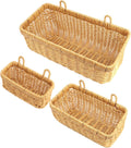 AceList Wall Hanging Basket Set of 3 - Boho Hand-Woven Storage