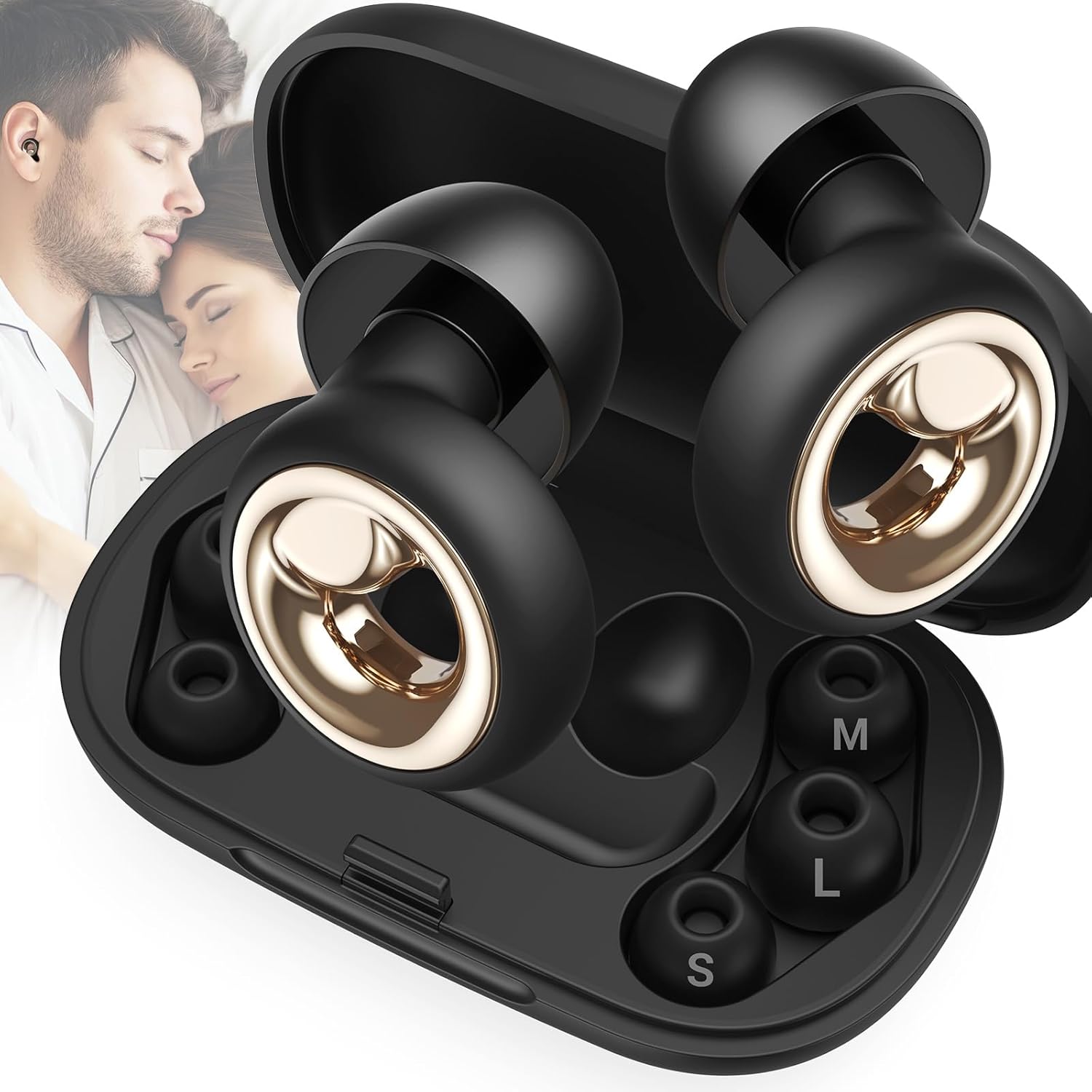 Ear Plugs for Sleeping Noise Cancelling - 45dB Silicone Comfort