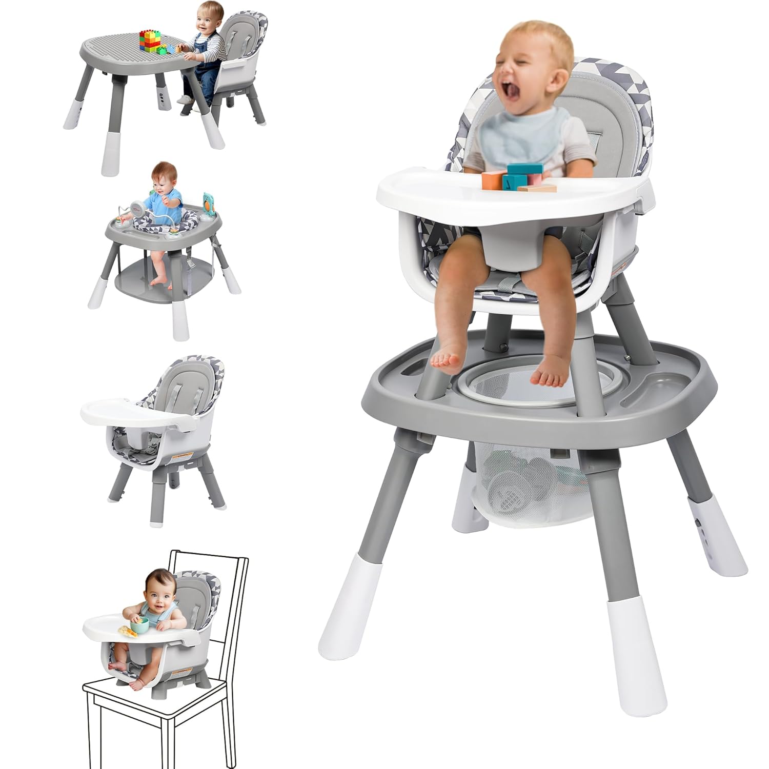 Xilingol 15-in-1 Convertible High Chair for Growing Families