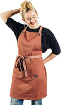 Caldo Crossback Kitchen Apron for Cooking - Comfortable Stain