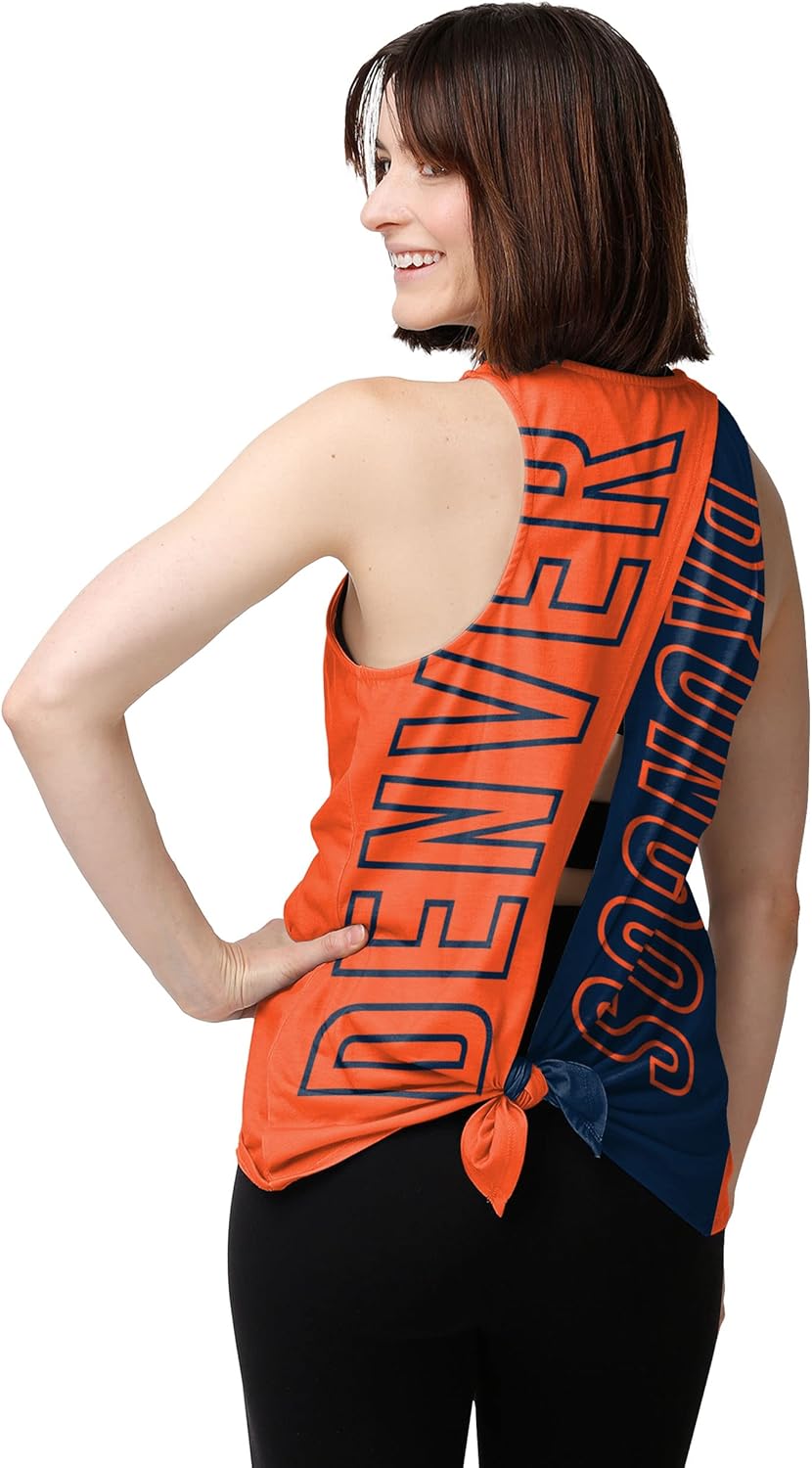 FOCO NFL Womens Team Logo Tie-Breaker Tank Top Shirt Review