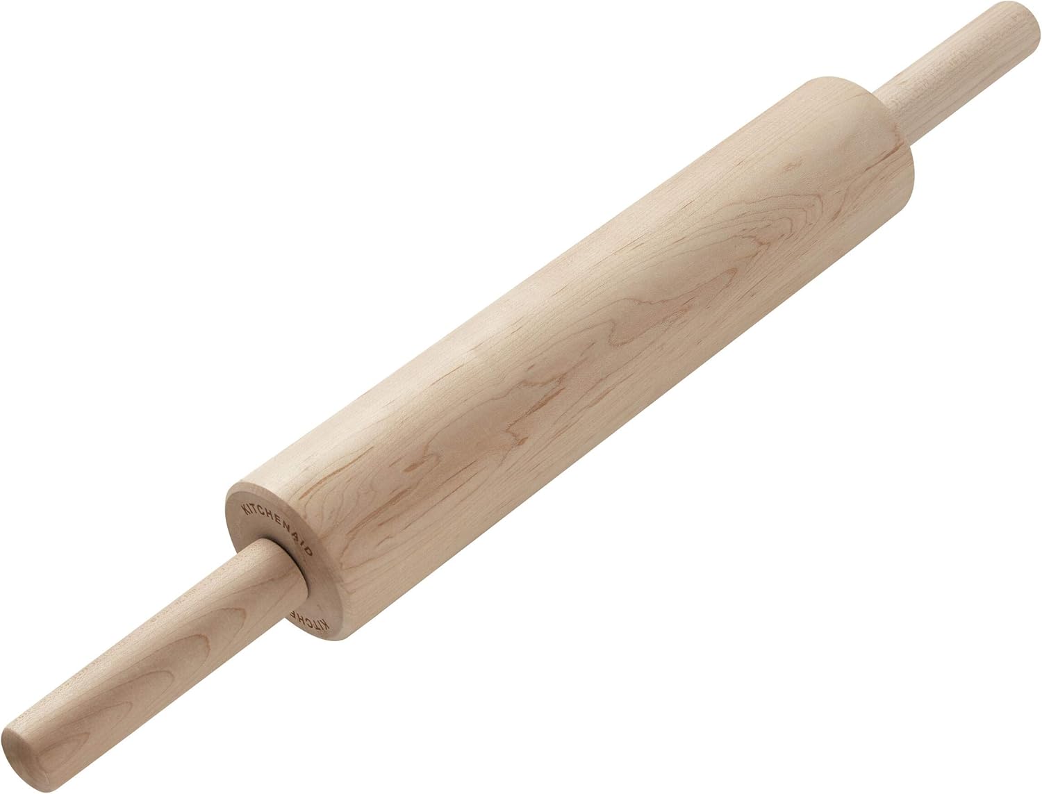KitchenAid Gourmet Maple Wood Handled Rolling Pin for Baking