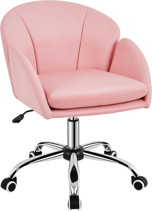 Yaheetech Cute Petal Desk Chair for Home Office and Makeup