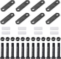2 Pack Trailer Shackle Kit for Tandem Axle Double Eye Springs