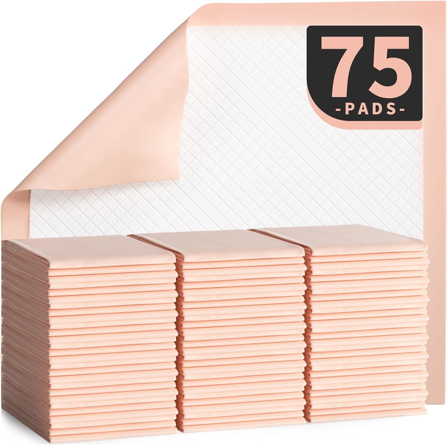 MKISS Disposable Bed Pads for Adults and Pets - 75 Count