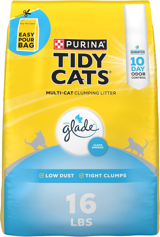 Purina Tidy Cats Glade Clear Springs Multi-Cat Litter - 16lbs