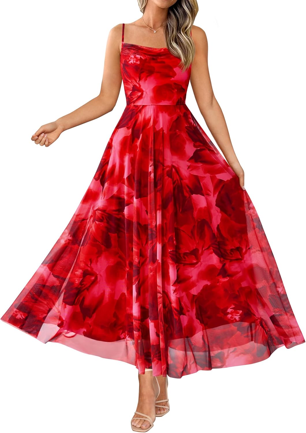 Elegant Floral Maxi Dress for Women - Perfect Summer Attire