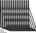 Heavy Duty L Brackets 18in x 12in Shelf Brackets - 16 Pack for Strong