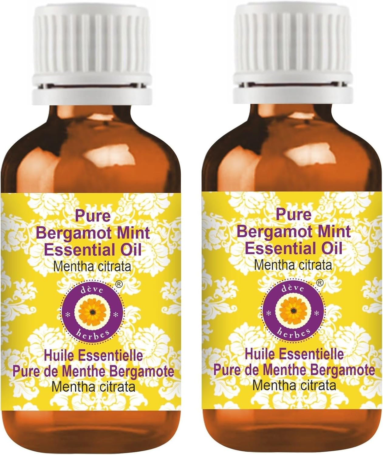 Pure Bergamot Mint Essential Oil - 100% Natural & Therapeutic