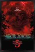 Stranger Things Season 5 Key Art Poster 34L x 22.4W - Black Frame