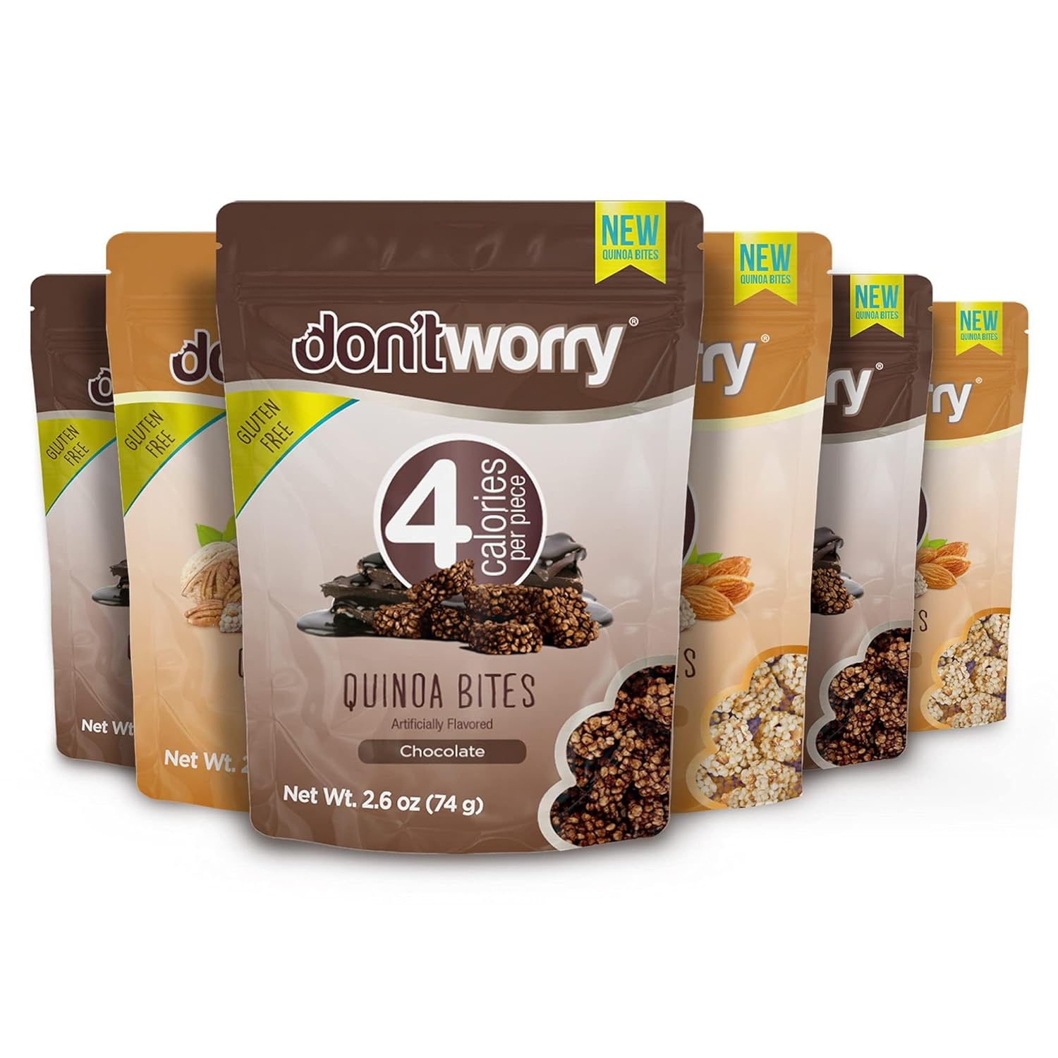 Don't Worry Chocolate Quinoa Bites - Low Calorie Snacks Delight