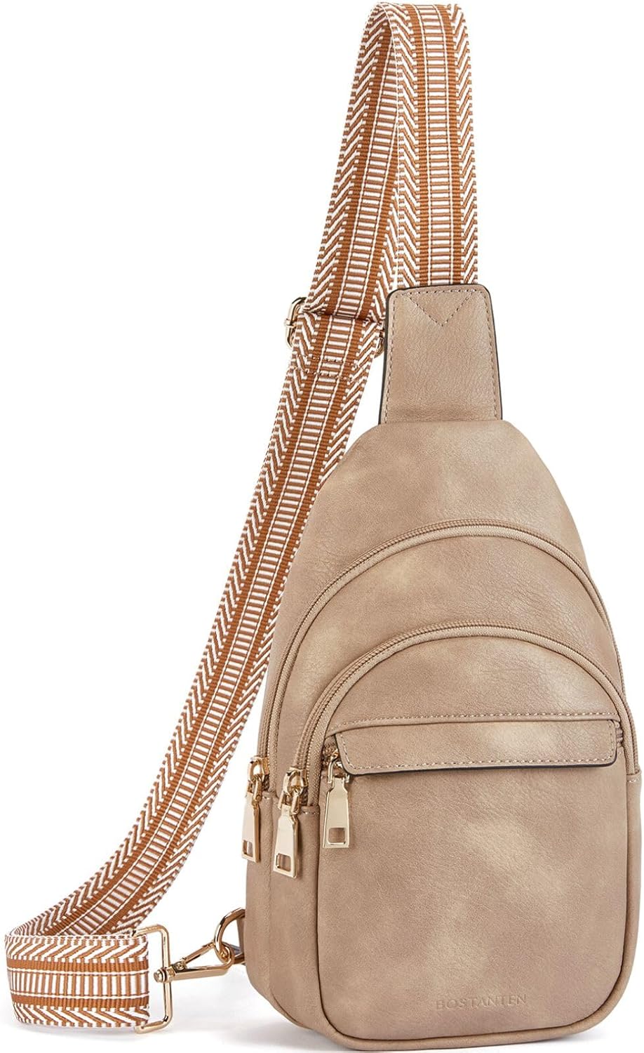 BOSTANTEN Small Sling Bag for Women - Stylish Leather Crossbody